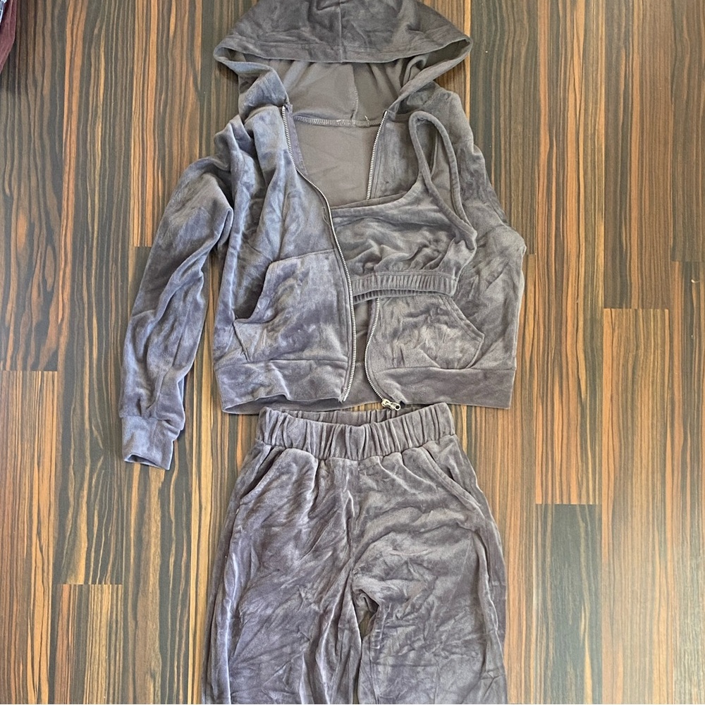 Velvet Track Suit